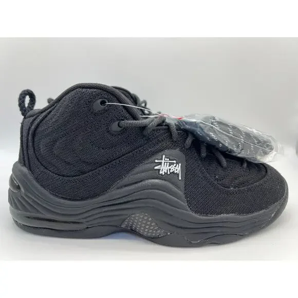 Nike Air Penny 2 Stussy Black Sneakers Shoes DQ5674-001 M8/W9.5 New - Picture 12 of 16